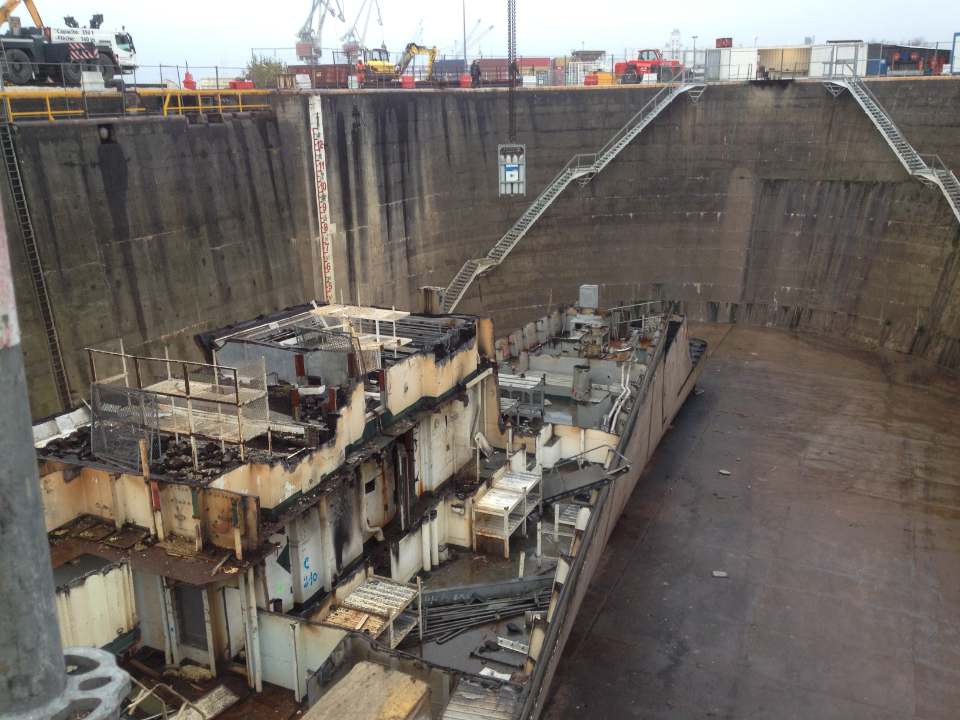 découpe de ferraille