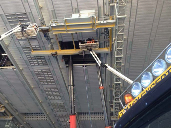 travaux de démantelement