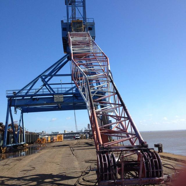 démantèlement de grue